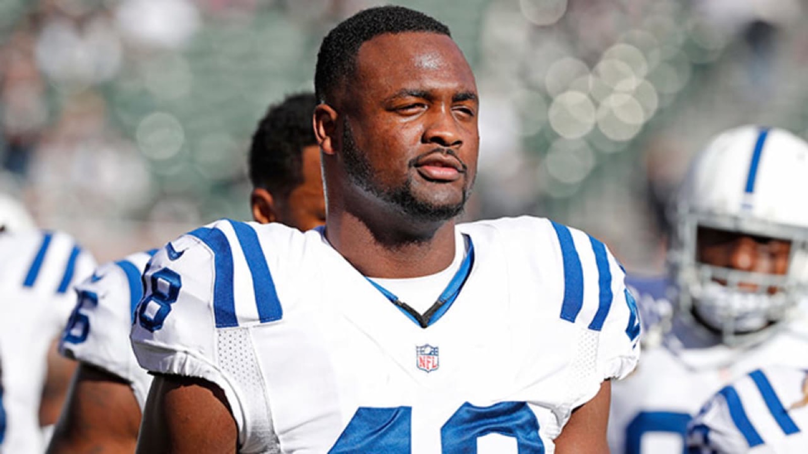 Dee Mount with the Indianapolis Colts